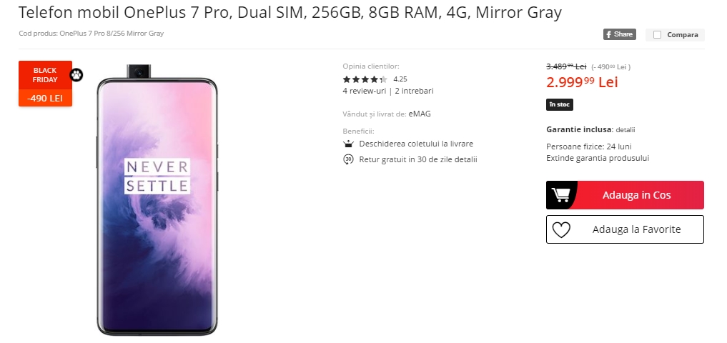 Black Friday 2019, Live Blogging Mobilissimo.ro; Reduceri și oferte eMAG, PC Garage, evoMAG, Cel.ro, Altex și alții.. - imaginea 315