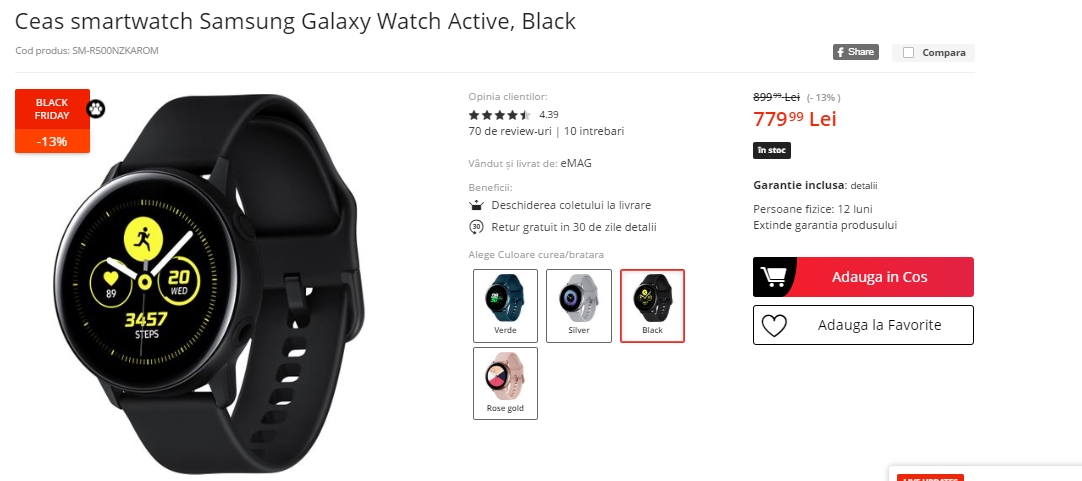 Black Friday 2019, Live Blogging Mobilissimo.ro; Reduceri și oferte eMAG, PC Garage, evoMAG, Cel.ro, Altex și alții.. - imaginea 326