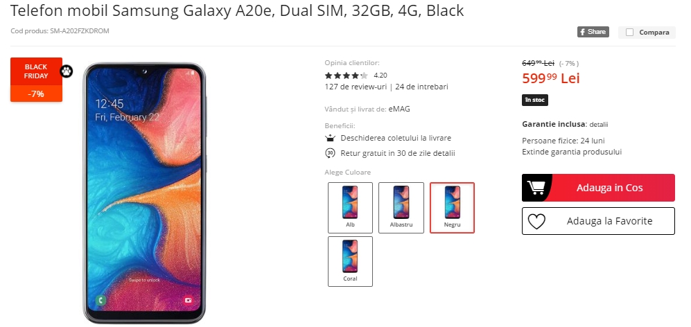 Black Friday 2019, Live Blogging Mobilissimo.ro; Reduceri și oferte eMAG, PC Garage, evoMAG, Cel.ro, Altex și alții.. - imaginea 333
