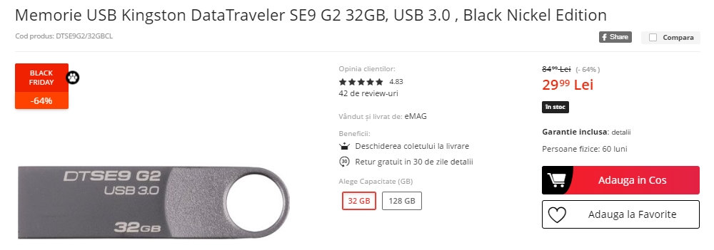 Black Friday 2019, Live Blogging Mobilissimo.ro; Reduceri și oferte eMAG, PC Garage, evoMAG, Cel.ro, Altex și alții.. - imaginea 339