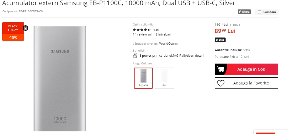 Black Friday 2019, Live Blogging Mobilissimo.ro; Reduceri și oferte eMAG, PC Garage, evoMAG, Cel.ro, Altex și alții.. - imaginea 343