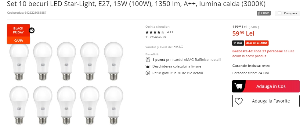Black Friday 2019, Live Blogging Mobilissimo.ro; Reduceri și oferte eMAG, PC Garage, evoMAG, Cel.ro, Altex și alții.. - imaginea 364