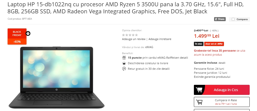 Black Friday 2019, Live Blogging Mobilissimo.ro; Reduceri și oferte eMAG, PC Garage, evoMAG, Cel.ro, Altex și alții.. - imaginea 430
