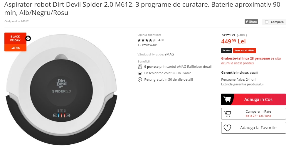 Black Friday 2019, Live Blogging Mobilissimo.ro; Reduceri și oferte eMAG, PC Garage, evoMAG, Cel.ro, Altex și alții.. - imaginea 444