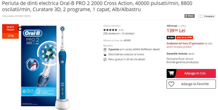Black Friday 2019, Live Blogging Mobilissimo.ro; Reduceri și oferte eMAG, PC Garage, evoMAG, Cel.ro, Altex și alții.. - imaginea 451