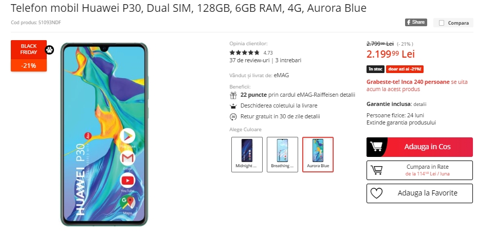 Black Friday 2019, Live Blogging Mobilissimo.ro; Reduceri și oferte eMAG, PC Garage, evoMAG, Cel.ro, Altex și alții.. - imaginea 471