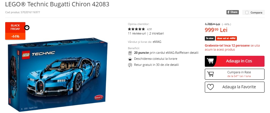 Black Friday 2019, Live Blogging Mobilissimo.ro; Reduceri și oferte eMAG, PC Garage, evoMAG, Cel.ro, Altex și alții.. - imaginea 497