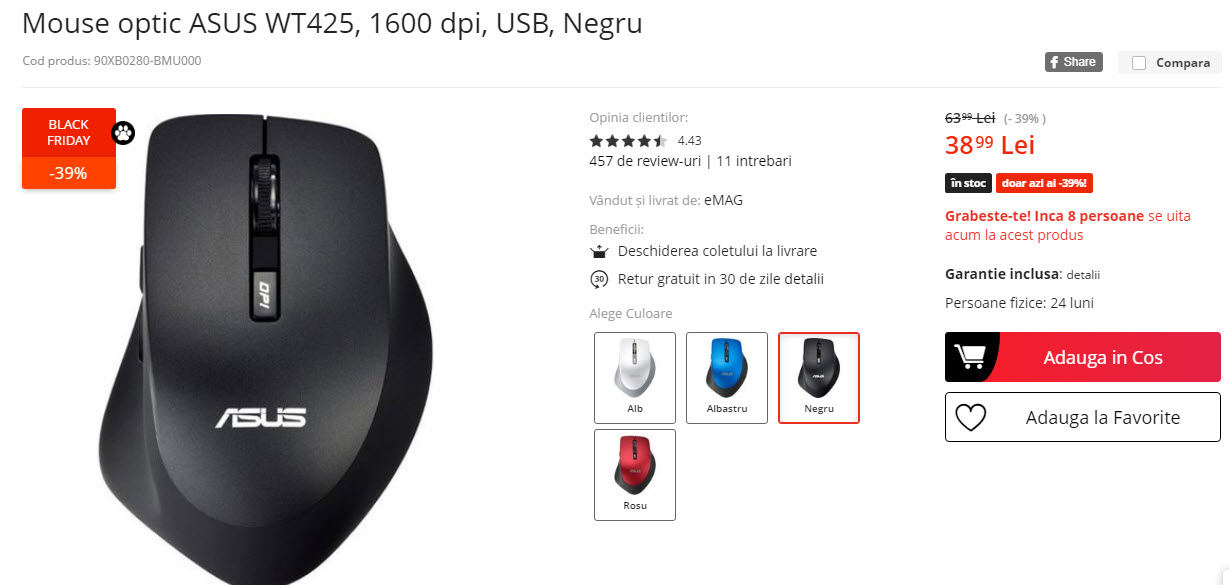 Black Friday 2019, Live Blogging Mobilissimo.ro; Reduceri și oferte eMAG, PC Garage, evoMAG, Cel.ro, Altex și alții.. - imaginea 511