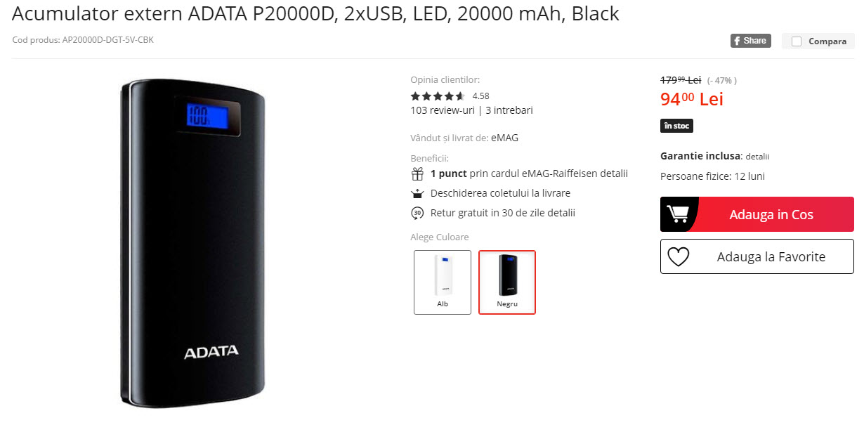 Black Friday 2019, Live Blogging Mobilissimo.ro; Reduceri și oferte eMAG, PC Garage, evoMAG, Cel.ro, Altex și alții.. - imaginea 517