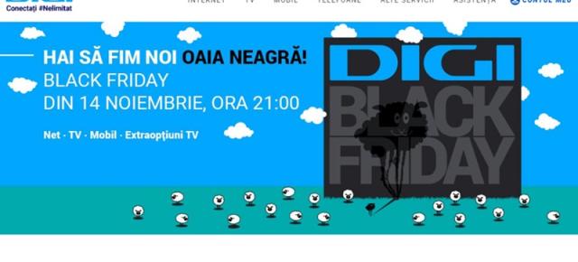 Digi Mobil dă startul promoțiilor de Black Friday astăzi la ora 21:00! 50% reducere pentru toate serviciile