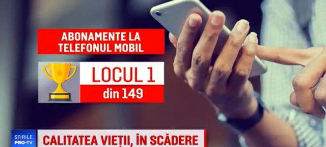 Primii la abonamente de mobil, ultimii la canalizare; Asta e România!