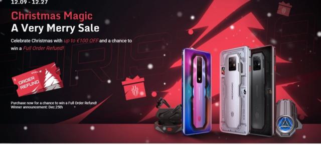 Reduceri de Crăciun pe site-ul oficial Nubia! Cele mai puternice smartphone-uri de gaming Red Magic au parte de extra-discount