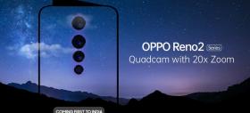 Oppo Reno 2 se pregătește de lansare! Vine pe 28 august și ne promite 4 camere foto, zoom 20x