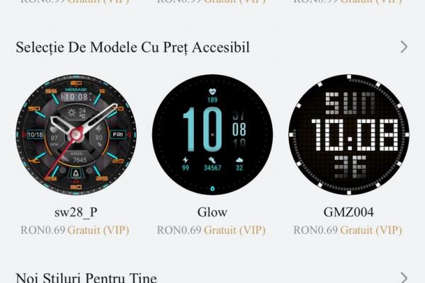 HUAWEI Watch GT Runner 2 - Screenshots UI pe telefon