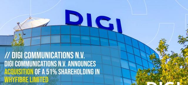 DIGI pune bazele extinderii în Marea Britanie unde va lansa curând servicii pilot de internet fix în bandă largă
