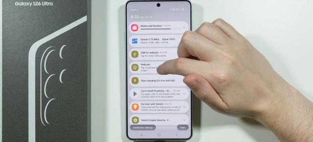 Samsung „mai fură” o funcţie de la Motorola, după Horizon Lock; S26 devine webcam PC