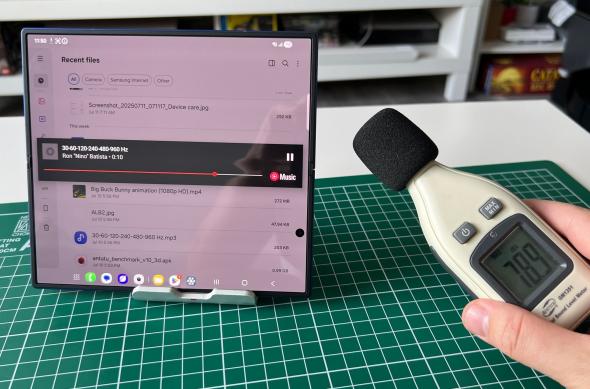 Samsung Galaxy Z Fold7 - Teste Mobilissimo.ro: Audio sus.jpg
