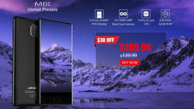 <b>Leagoo KIICAA Mix primeşte un discount de 30$ azi: telefon cu cameră duală şi ecran edge-to-edge</b>Vă plac telefoanele edge to edge? Ştim, şi producătorilor din China au început să le placă tot mai mult. Acum această abordare de design nu mai este limitată doar pentru modelele high end sau midrange superioare, ci a ajuns şi în zona celor sub 200 de..