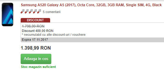 Black Friday 2017, Live Blogging Mobilissimo.ro; Reduceri și oferte eMAG, evoMAG, Cel.ro, MarketOnline, Altex și alții.. - imaginea 107