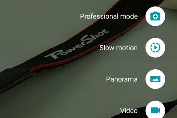 Interfață grafică cameră Motorola Moto G5 Plus