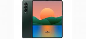 Samsung Galaxy Z Fold 3 primește noi randări! Iată cât de discretă ar fi camera selfie ascunsă sub display