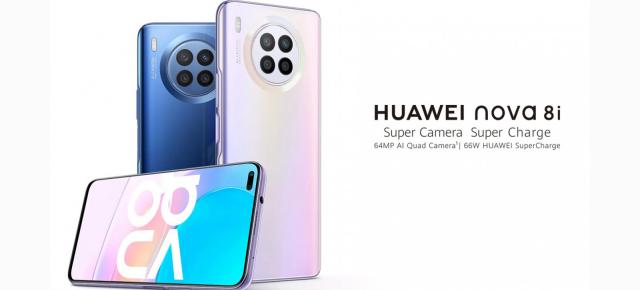 Huawei Nova 8i debutează oficial! Are procesor Snapdragon 662, cameră quad în spate și suportă încărcare la 66W