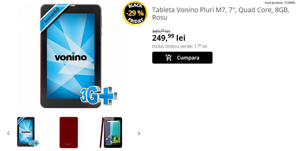 Black Friday 2016, Live Blogging Mobilissimo.ro; Reduceri și oferte eMAG, evoMAG, Cel.ro, MarketOnline, Altex și alții.. - imaginea 133