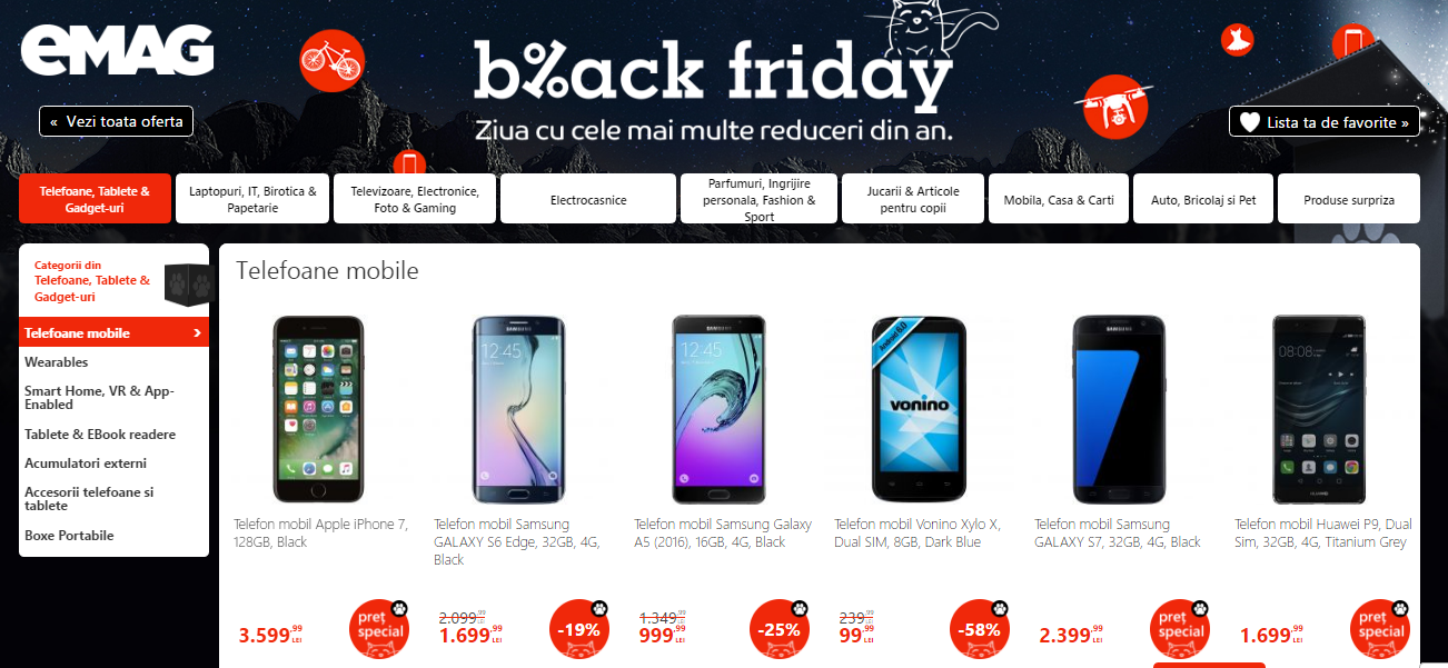 Black Friday 2016, Live Blogging Mobilissimo.ro; Reduceri și oferte eMAG, evoMAG, Cel.ro, MarketOnline, Altex și alții.. - imaginea 145