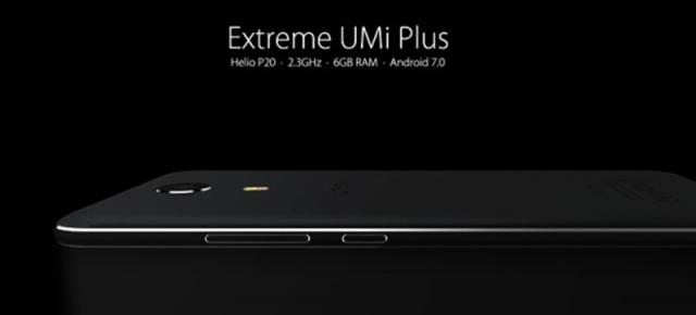UMi Plus Extreme se află în pregătiri pentru lansare, vine cu procesor Helio P20 şi 6 GB RAM