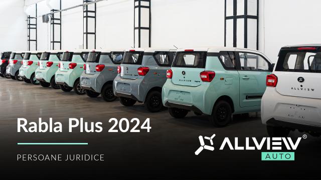 <b>Modelul electric Allview CityZEN disponibil pentru persoane juridice prin Programul Rabla Plus 2024</b>Începând cu 19 august 2024, Programul Rabla Plus deschide a treia sesiune de înscrieri pentru persoanele juridice, facilitând accesul la autovehicule electrice și hibrid. Printre modelele eligibile se numără și Allview CityZEN, un vehicul full electric..