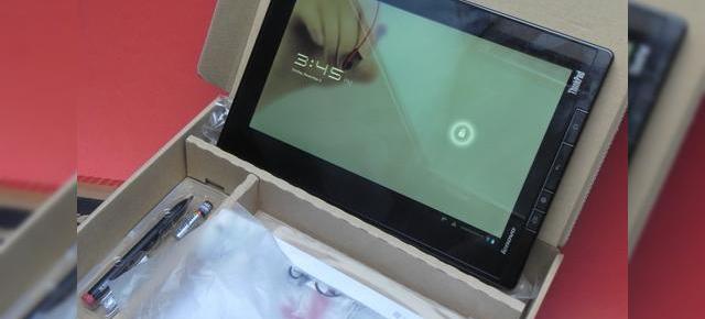 Tableta Lenovo ThinkPad scoasă din cutie la Mobilissimo.ro - vine la pachet cu un stylus capacitiv (Video)
