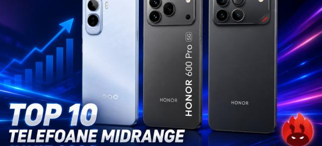 Top 10 telefoane midrange în AnTuTu 11 în iunie 2026: OPPO și HONOR își împart topul
