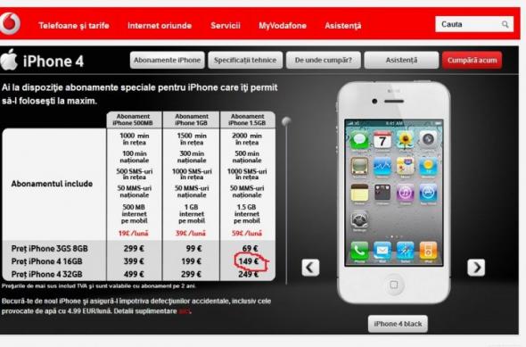 iPhone 4 alb - Orange versus Vodafone În "operațiunea Pantera Albă": iphone_4_alb.jpg