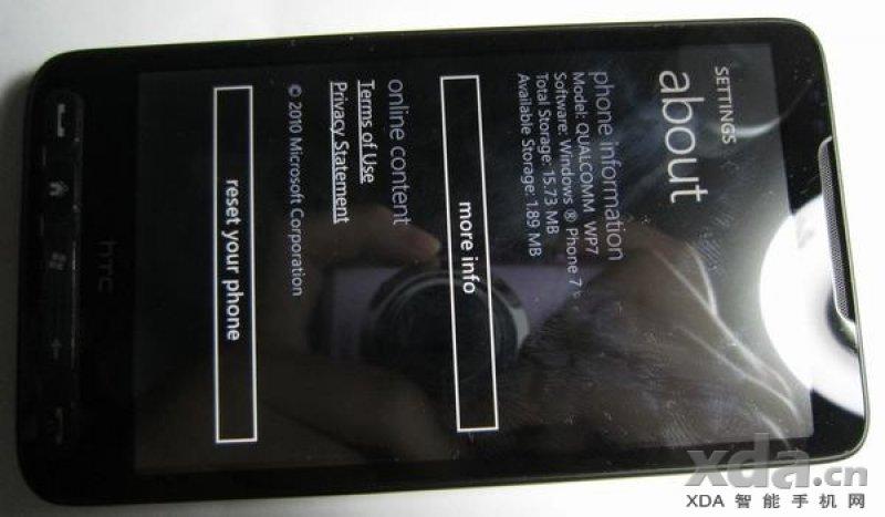 HTC HD2, cu Windows Phone 7 la bord, acum mai aproape de un ROM finalizat (Video): wp7_pe_htc_hd2_01.jpg