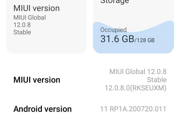 Galerie capturi de ecran Redmi Note 10 5G (Screenshots intefață grafică)