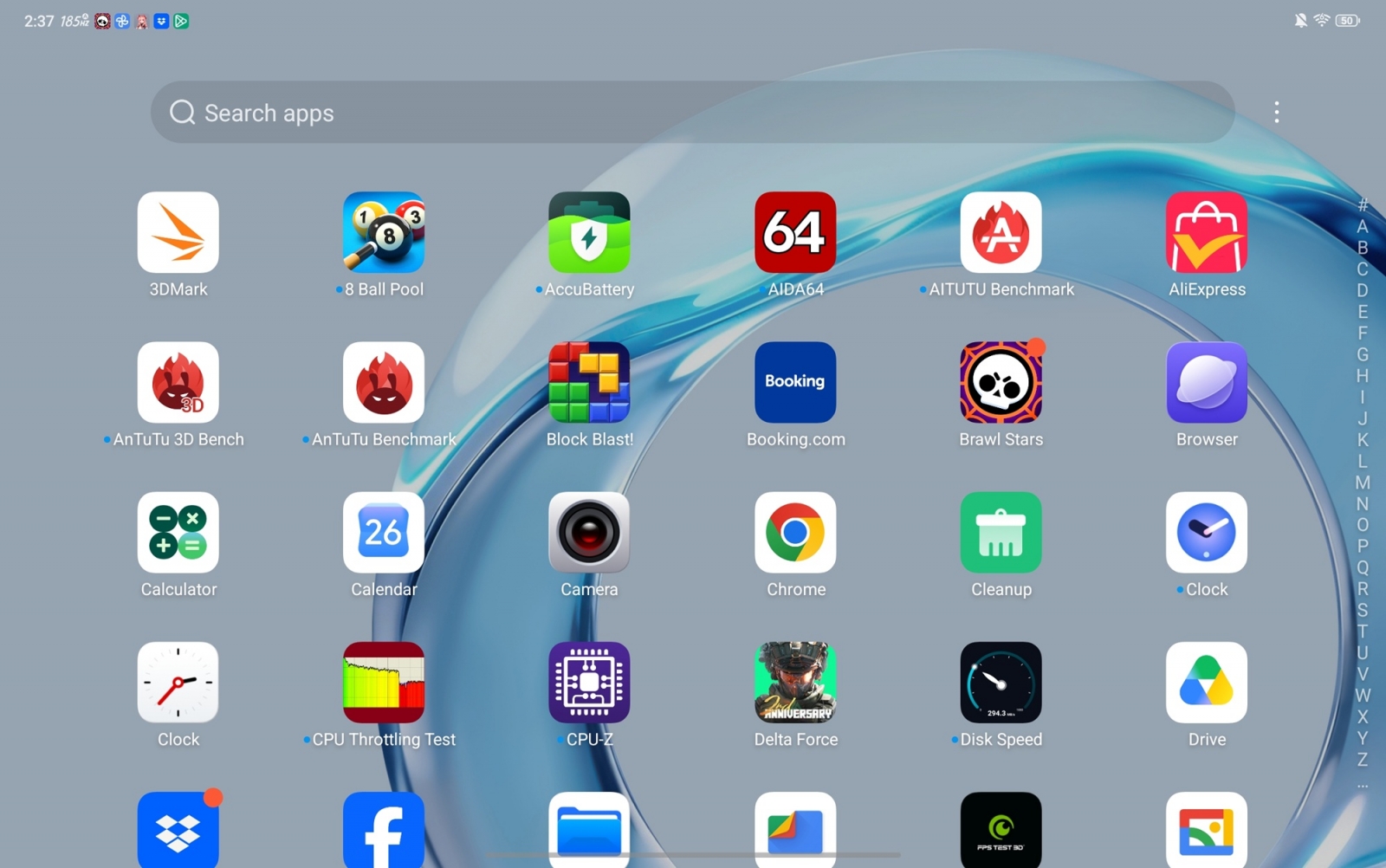 REDMAGIC Astra 2 - Screenshots interfață grafică (galerie)