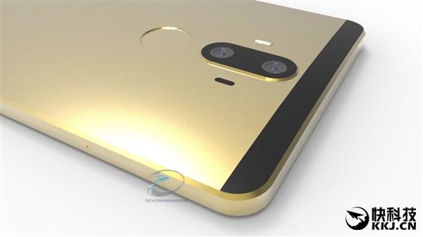 Huawei Mate 9 primeşte o serie de imagini 3D foarte arătoase, pe un auriu orbitor