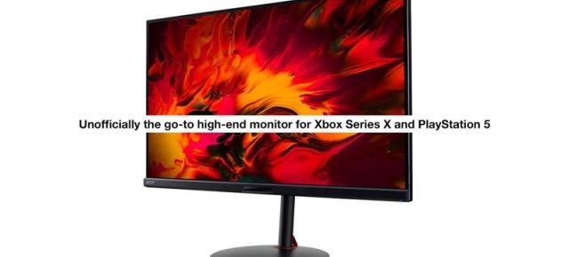 CES 2021: Acer a lansat un monitor special de gaming pentru PS5, Xbox Series X: Nitro XV282K KV 4K, cu VRR 120 Hz