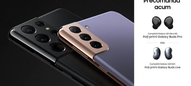 Iată cum poți obține căștile Galaxy Buds Live/Buds Pro cadou la precomanda lui Samsung Galaxy S21, S21+ sau S21 Ultra