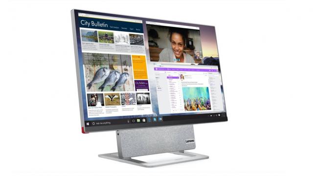 <b>CES 2021: Lenovo Yoga 7 AiO este un PC all in one cu ecran rotativ, grafică RTX 2060</b>Lenovo a prezentat o sumedenie de produse noi la CES 2021, iar printre ele se numără şi un PC all in one cu ecran rotativ, Lenovo Yoga AiO 7. Acest desktop PC impresionează prin versatilitatea formatului său
