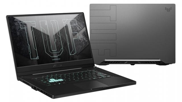 <b>CES 2021: ASUS TUF Dash F15 este un laptop de gaming subţire şi uşor, cu greutate de doar 2 kilograme</b>În 2021 se poartă laptopurile subţiri şi uşoare, nu doar în segmentele de productivitate, ci şi pentru gaming. Un exemplu este proaspăt anunţatul ASUS TUF DAsh F15, un laptop de gaming care cântăreşte doar 2 kilograme. Se remarcă prin designul elegant şi 