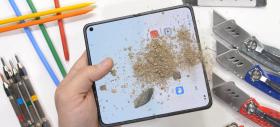 OPPO Find N zgâriat și umplut cu țărână de către JerryRigEverything! Noul pliabil într-un test dur de rezistență (Video)
