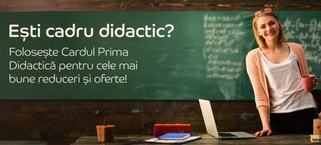 Eşti profesor? eMAG pune la dispoziţie "Prima Didactică", un card special de reduceri pentru electronice