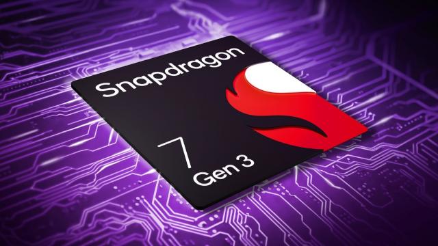 <b>Qualcomm prezintă procesorul midrange Snapdragon 7 Gen 3; Un nou cipset de 4nm pentru gamerii cu buget redus</b>Qualcomm tocmai a prezentat un nou procesor dedicat telefoanelor midrange / high midrange. Vorbim azi despre Snapdragon 7 Gen 3, cipset fabricat pe un proces de litografiere de 4nm, succesor direct pentru modelele SD 7+ Gen 2, respectiv Snapdragon 7s Gen