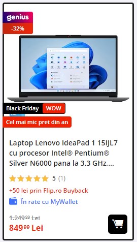 Black Friday 2023, Live Blogging Mobilissimo; Reduceri și cataloage eMAG, PC Garage, Fashion Days, Cel, Flanco... - imaginea 477