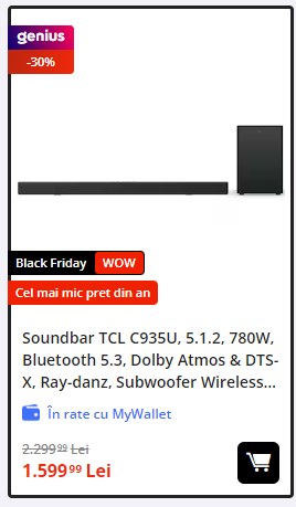 Black Friday 2023, Live Blogging Mobilissimo; Reduceri și cataloage eMAG, PC Garage, Fashion Days, Cel, Flanco... - imaginea 481