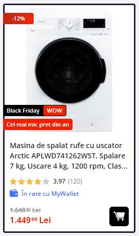 Black Friday 2023, Live Blogging Mobilissimo; Reduceri și cataloage eMAG, PC Garage, Fashion Days, Cel, Flanco... - imaginea 487
