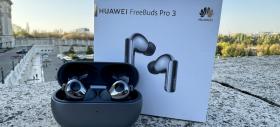 RESIGILATUL ZILEI #25:  Căștile Huawei FreeBuds Pro 3 cu codec LDAC și drivere de 11 mm; Variantă resigilată disponibilă cu 20% reducere suplimentară
