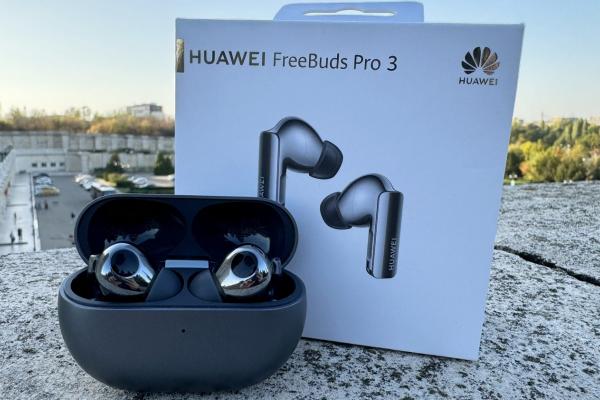 RESIGILATUL ZILEI #25:  Căștile Huawei FreeBuds Pro 3 cu codec LDAC și drivere de 11 mm; Variantă resigilată disponibilă cu 20% reducere suplimentară