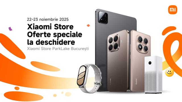 <b>Marea deschidere Xiaomi Store Park Lake îţi aduce premii, pe 22 noiembrie; Ce poţi câştiga?</b>Xiaomi a anunţat deschiderea oficială a primului său magazin propriu din România, pe 22 noiembrie. Se află în centrul comercial Park Lake, la parter şi evident, orice debut aduce oferte speciale şi premii. Le aflaţi mai jos

